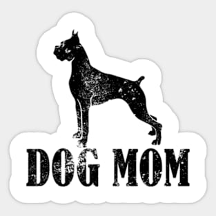 Boxer Dog Mom Sticker